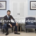 Handsome man in Capri Island