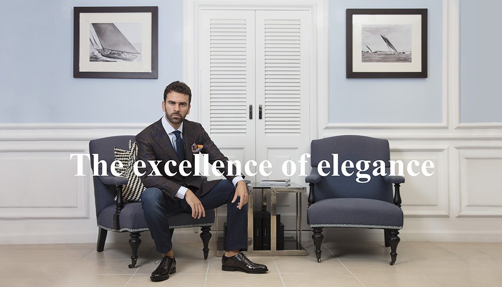 Handsome man in Capri Island